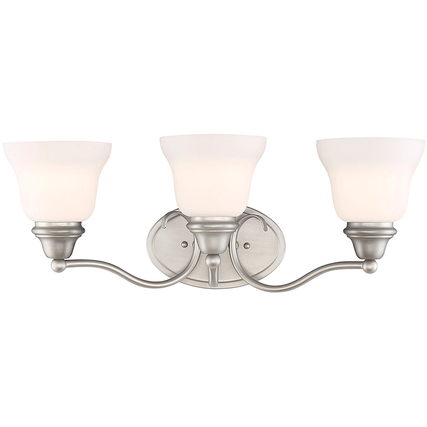 Yates 3-Light Bathroom Vanity Light in Pewter
