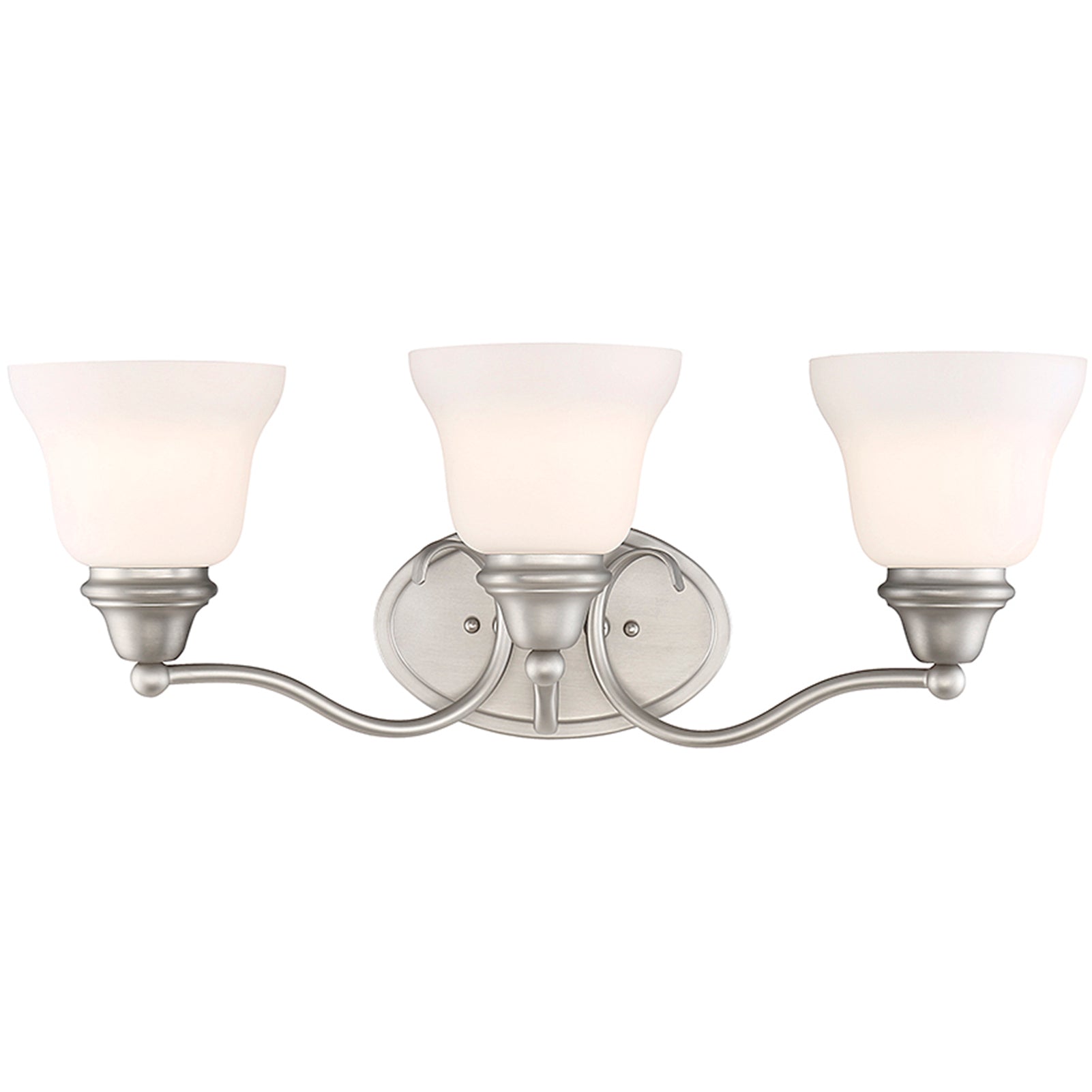 Yates 3-Light Bathroom Vanity Light in Pewter