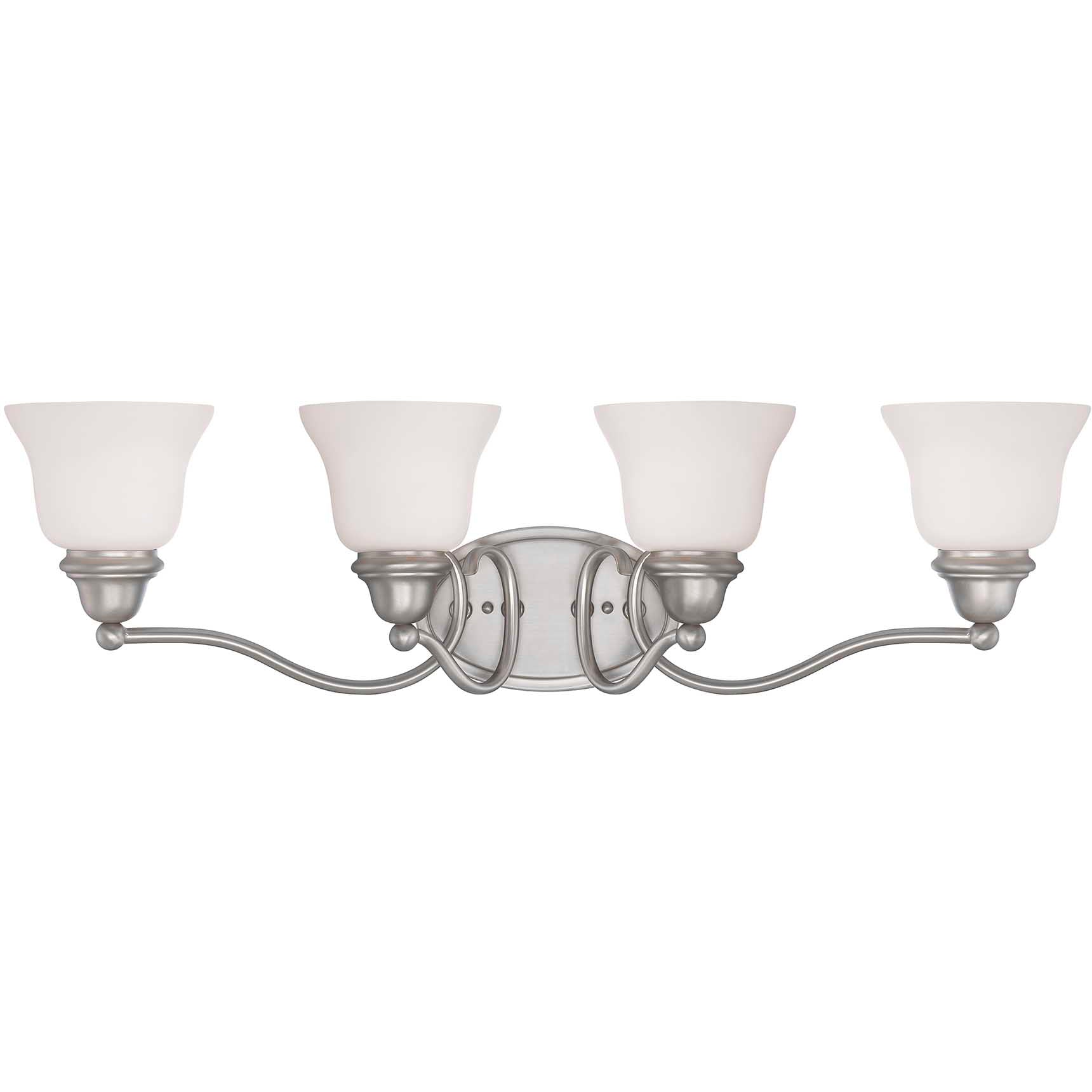 Yates 4-Light Bathroom Vanity Light in Pewter