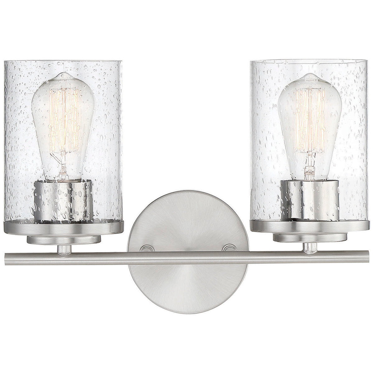 Marshall 2-Light Bathroom Vanity Light in 
Matte Black
