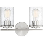 Marshall 2-Light Bathroom Vanity Light in 
Matte Black