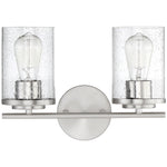 Marshall Polished Chrome / 2-Light - Marshall Bathroom Vanity Light by Savoy House