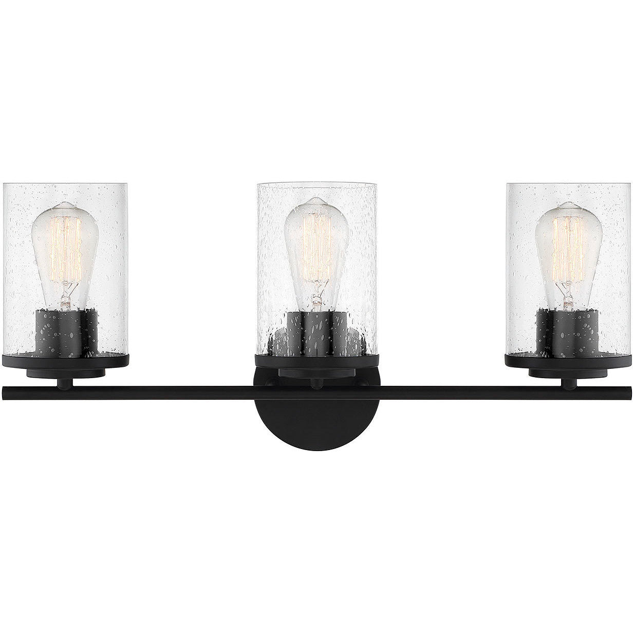 Marshall Matte Black / 3-Light - Marshall Bathroom Vanity Light by Savoy House