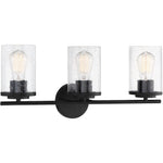 Marshall Matte Black / 3-Light - Marshall Bathroom Vanity Light by Savoy House