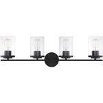 Marshall Matte Black / 4-Light - Marshall Bathroom Vanity Light by Savoy House