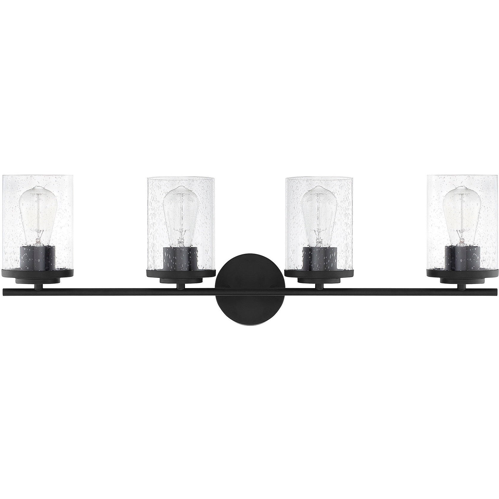 Marshall Matte Black / 4-Light - Marshall Bathroom Vanity Light by Savoy House