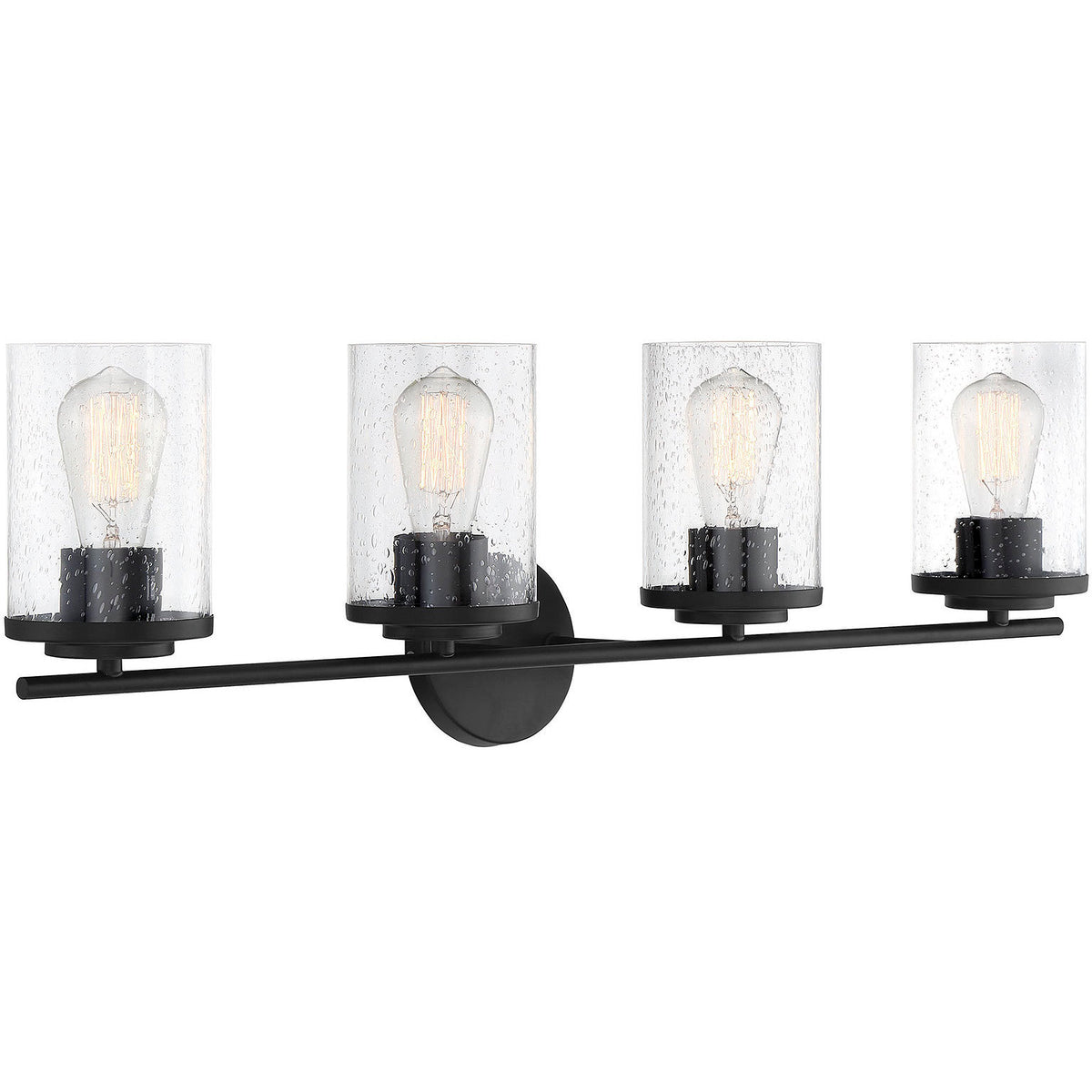 Marshall Matte Black / 4-Light - Marshall Bathroom Vanity Light by Savoy House