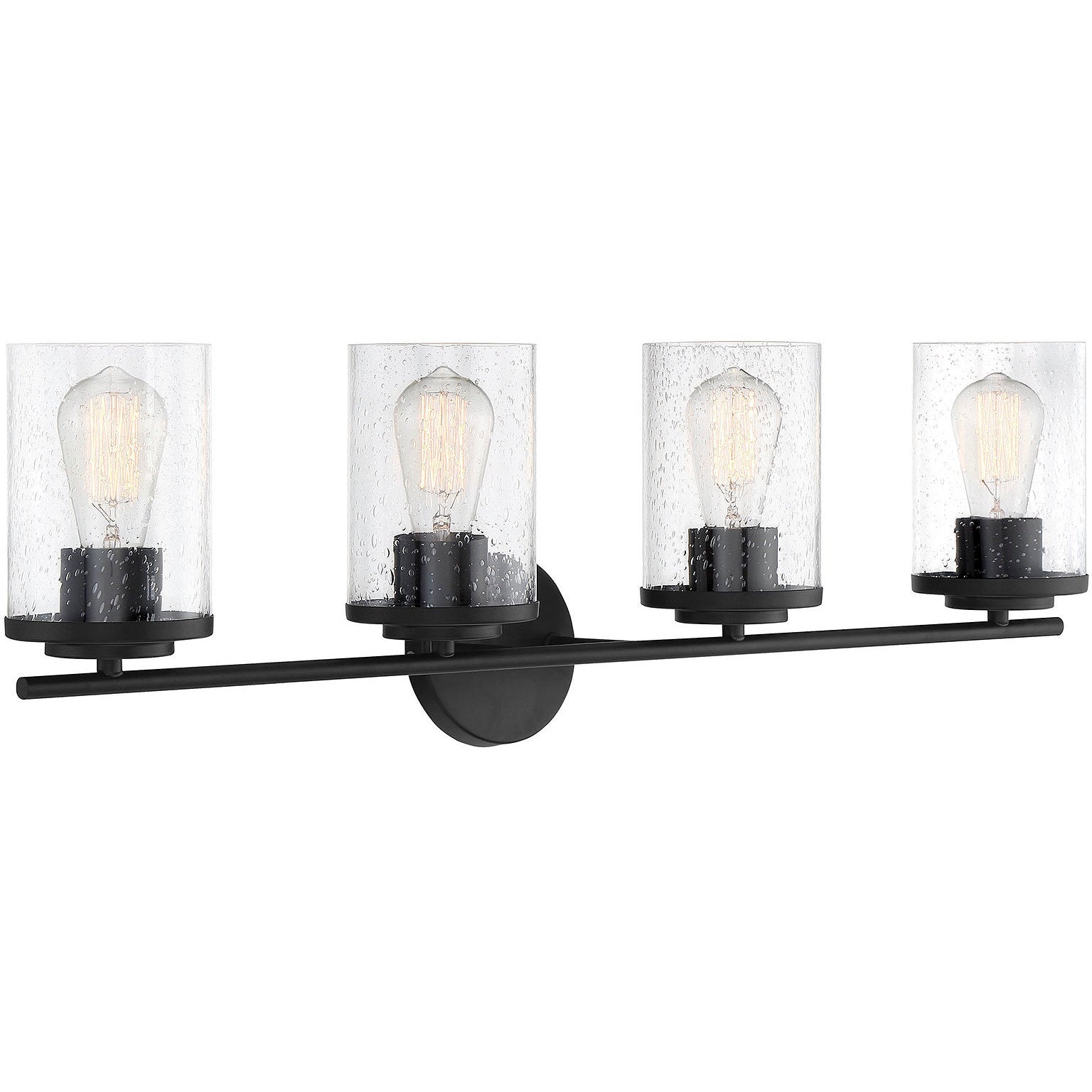 Marshall Matte Black / 4-Light - Marshall Bathroom Vanity Light by Savoy House
