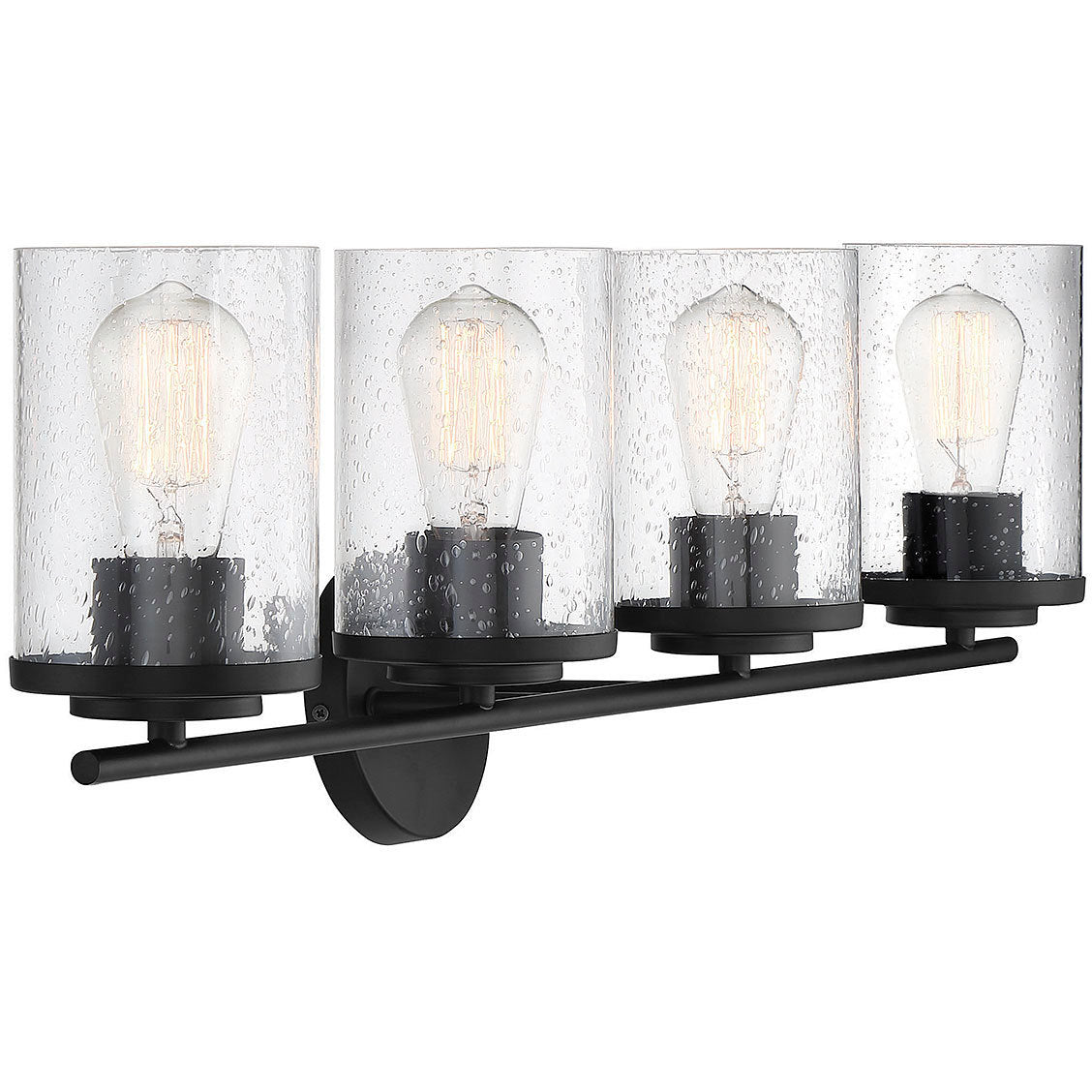 Marshall Matte Black / 4-Light - Marshall Bathroom Vanity Light by Savoy House