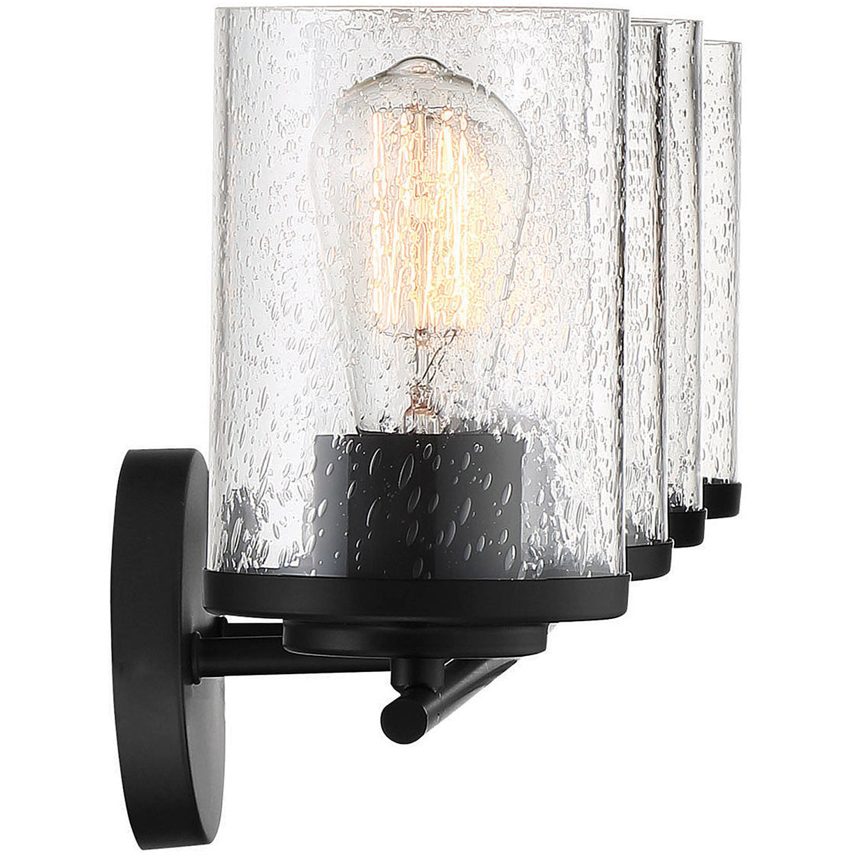 Marshall Matte Black / 4-Light - Marshall Bathroom Vanity Light by Savoy House
