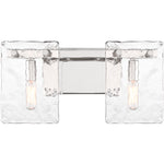Genry 2-Light Bathroom Vanity Light in Matte Black