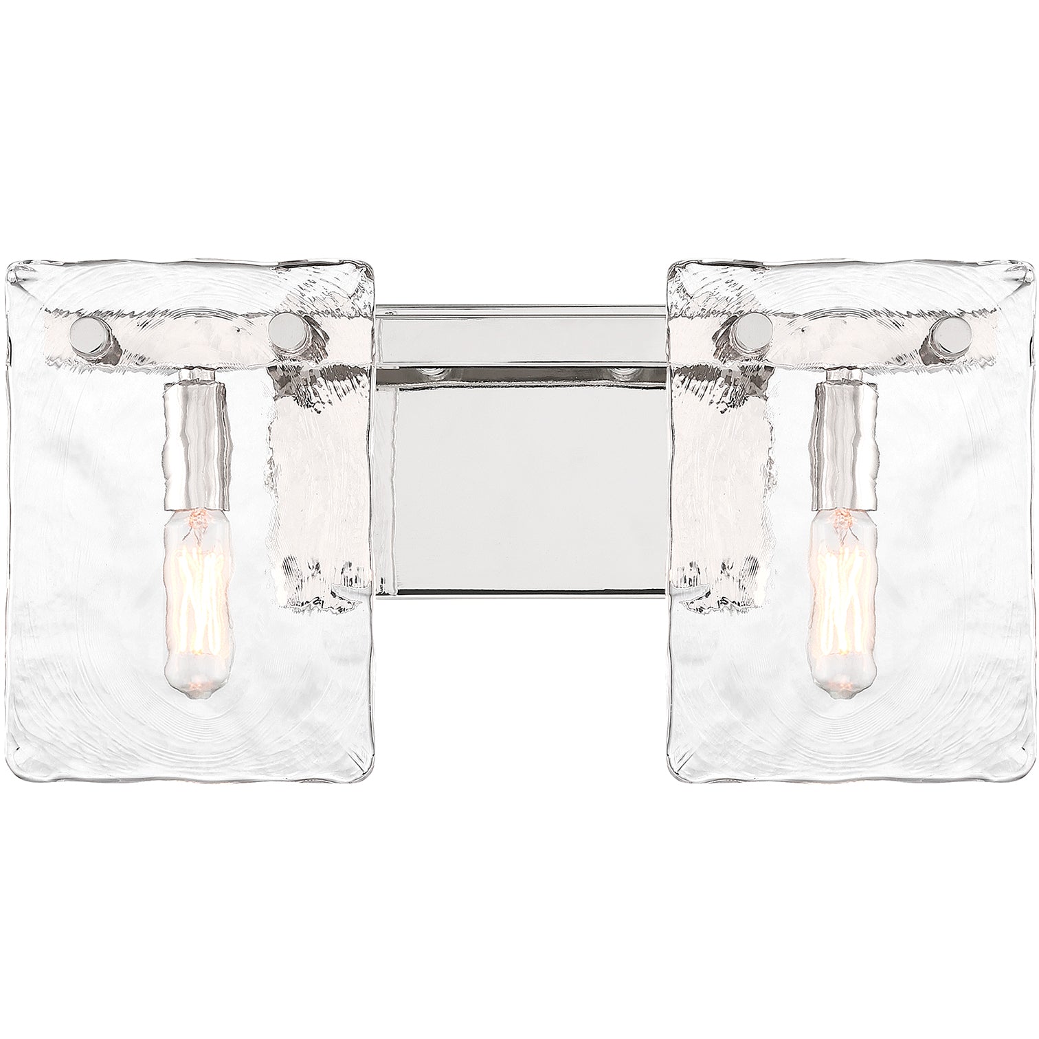 Genry 2-Light Bathroom Vanity Light in Matte Black