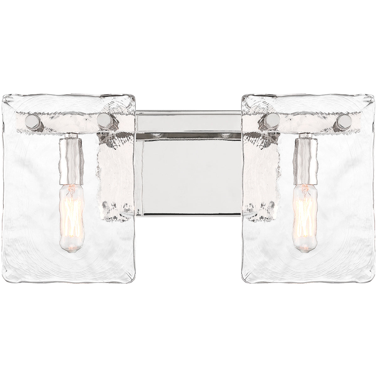 Genry 2-Light Bathroom Vanity Light in Matte Black