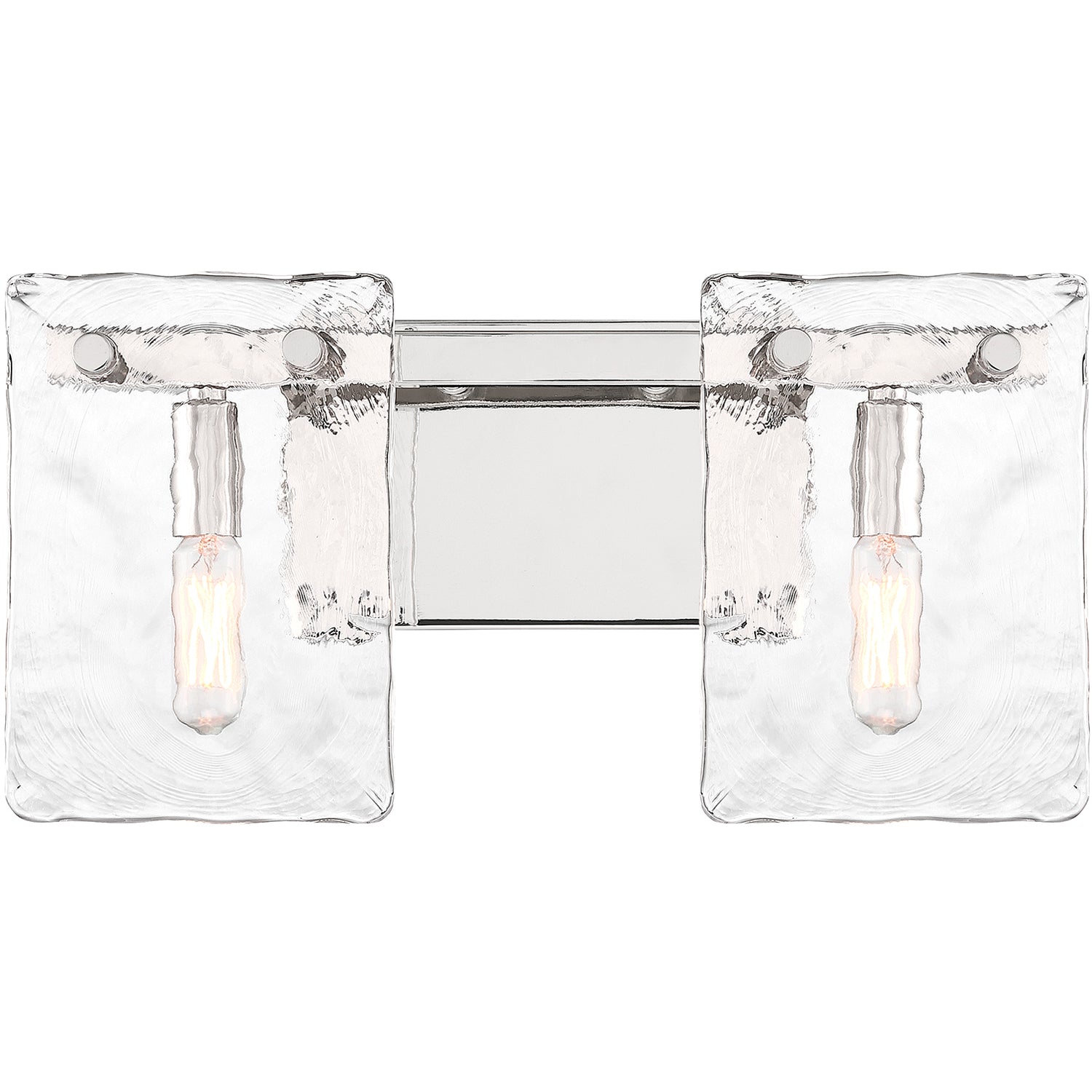 Genry 2-Light Bathroom Vanity Light in Matte Black