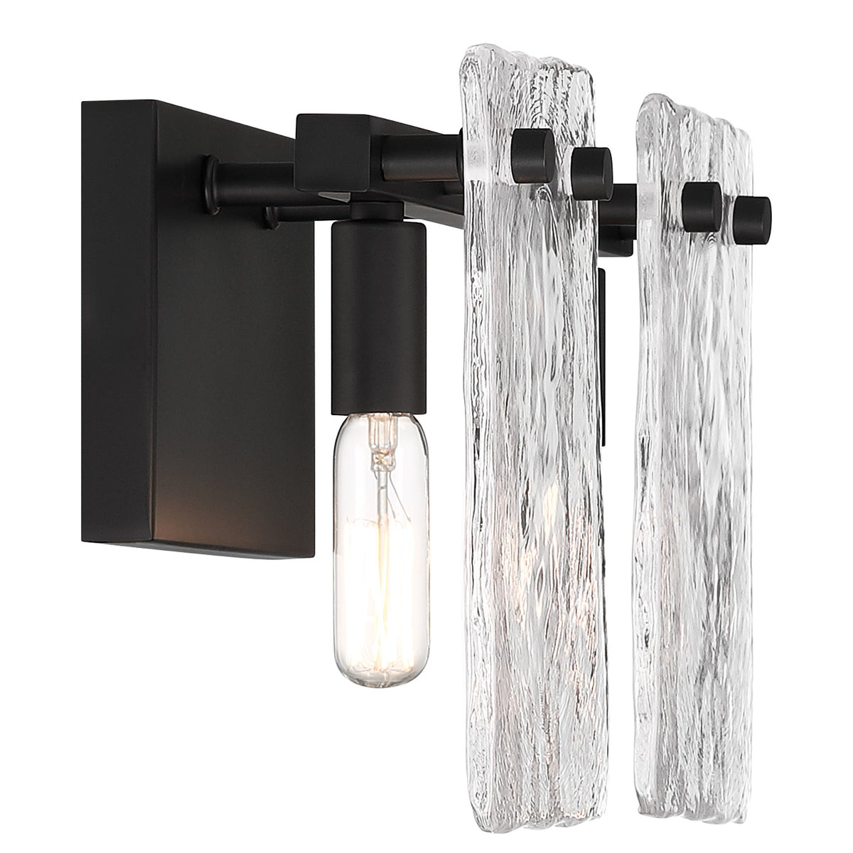 Genry Vanity Light - Matte Black 2-Light
