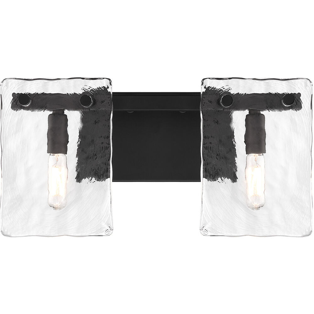 Genry Bathroom Vanity Light - 8-8204-2-BK
