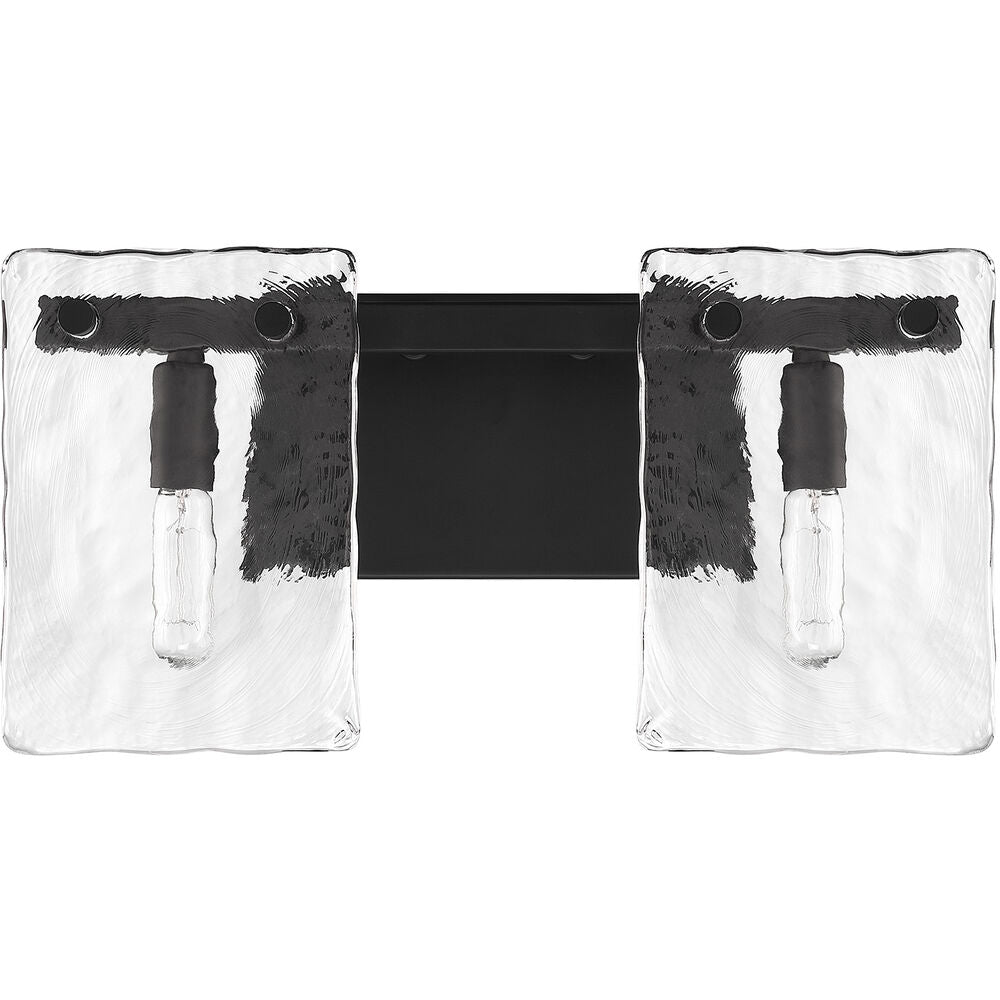 Genry Bathroom Vanity Light - 8-8204-2-BK