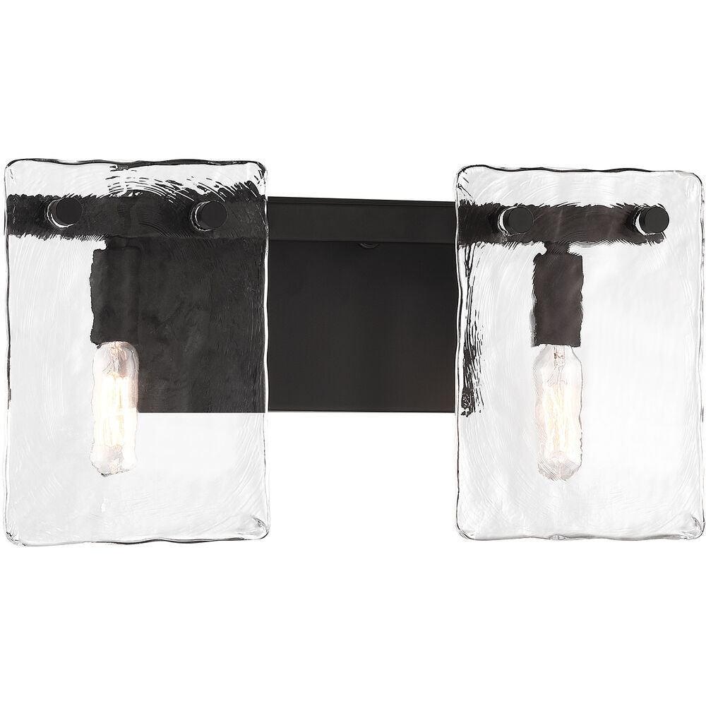 Genry Bathroom Vanity Light - 8-8204-2-BK