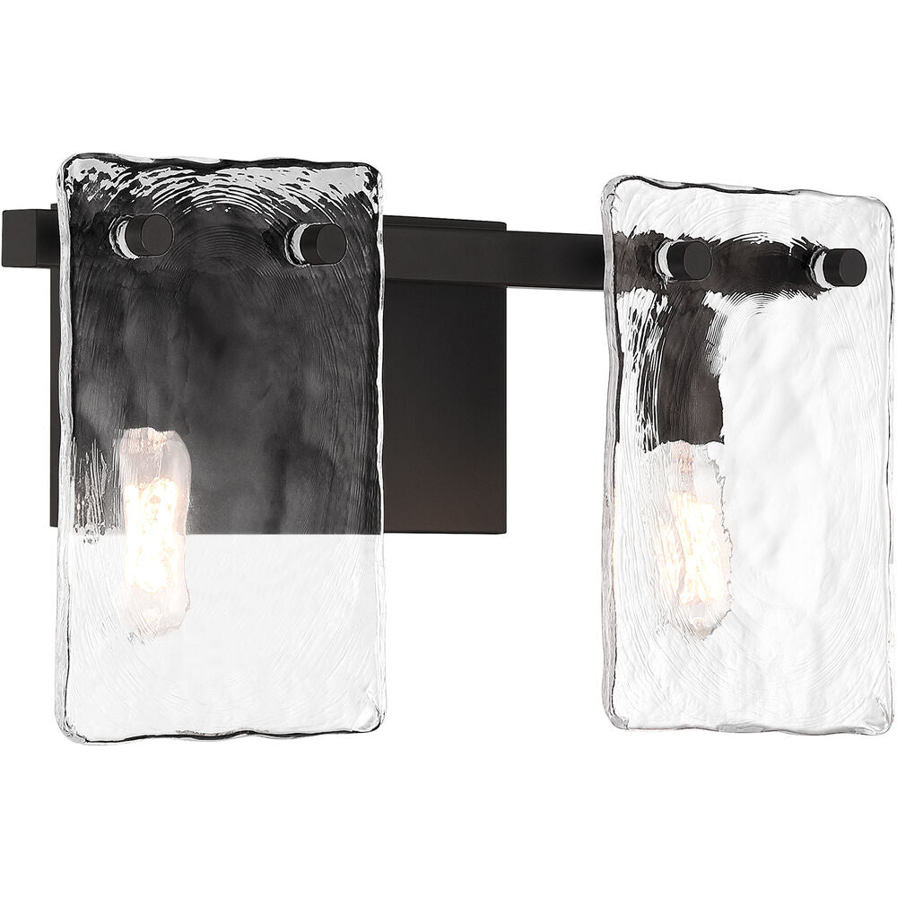 Genry Bathroom Vanity Light - 8-8204-2-BK
