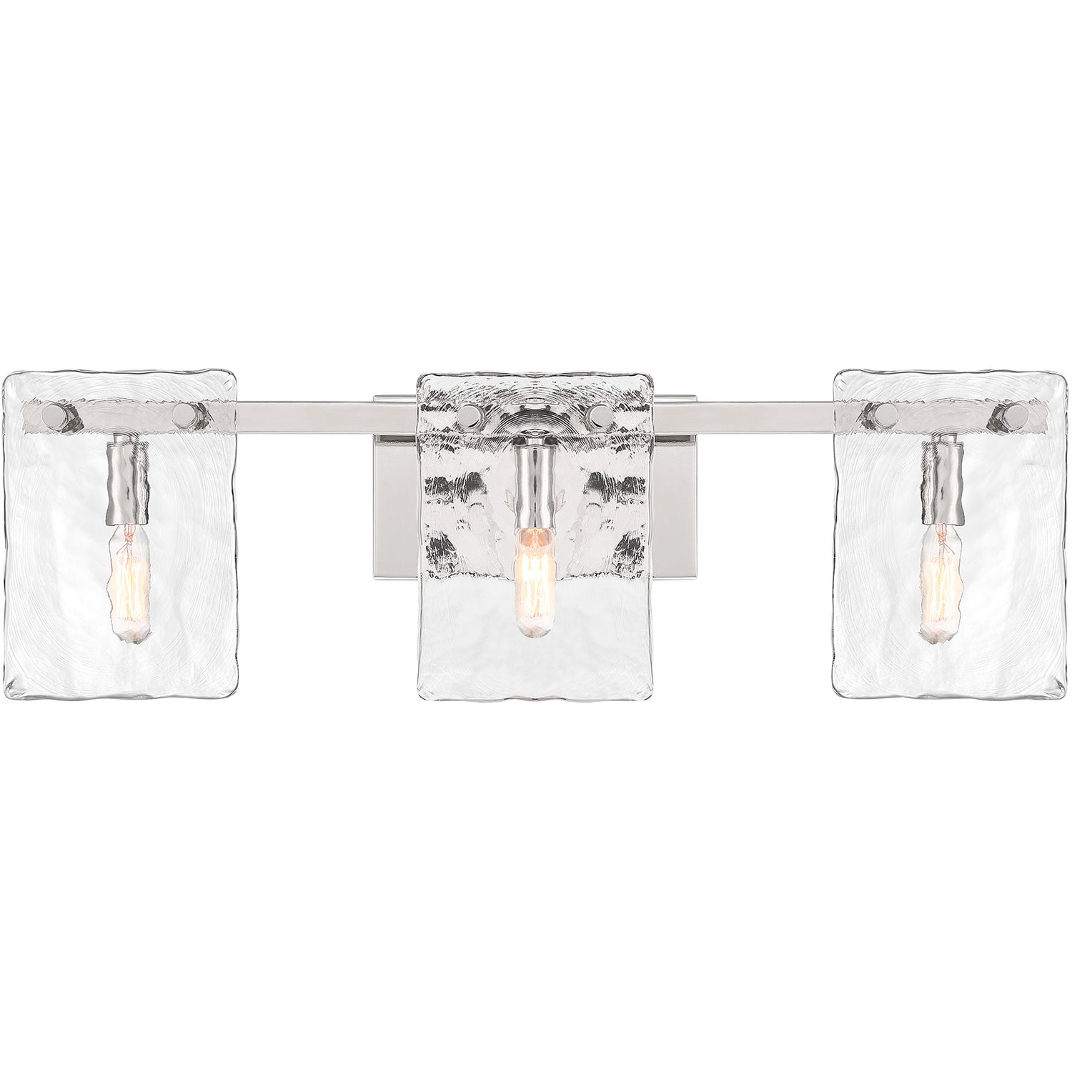 Genry 3-Light Bathroom Vanity Light in Matte Black