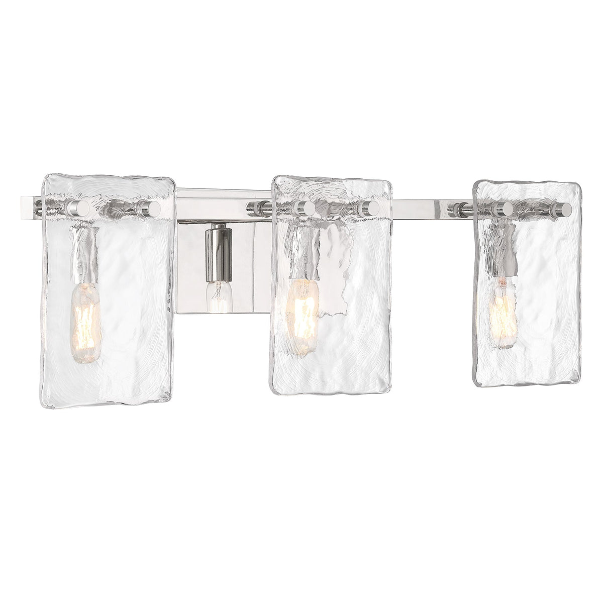 Genry Vanity Light - Polished Nickel 3-Light
