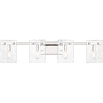Genry 4-Light Bathroom Vanity Light in Matte Black