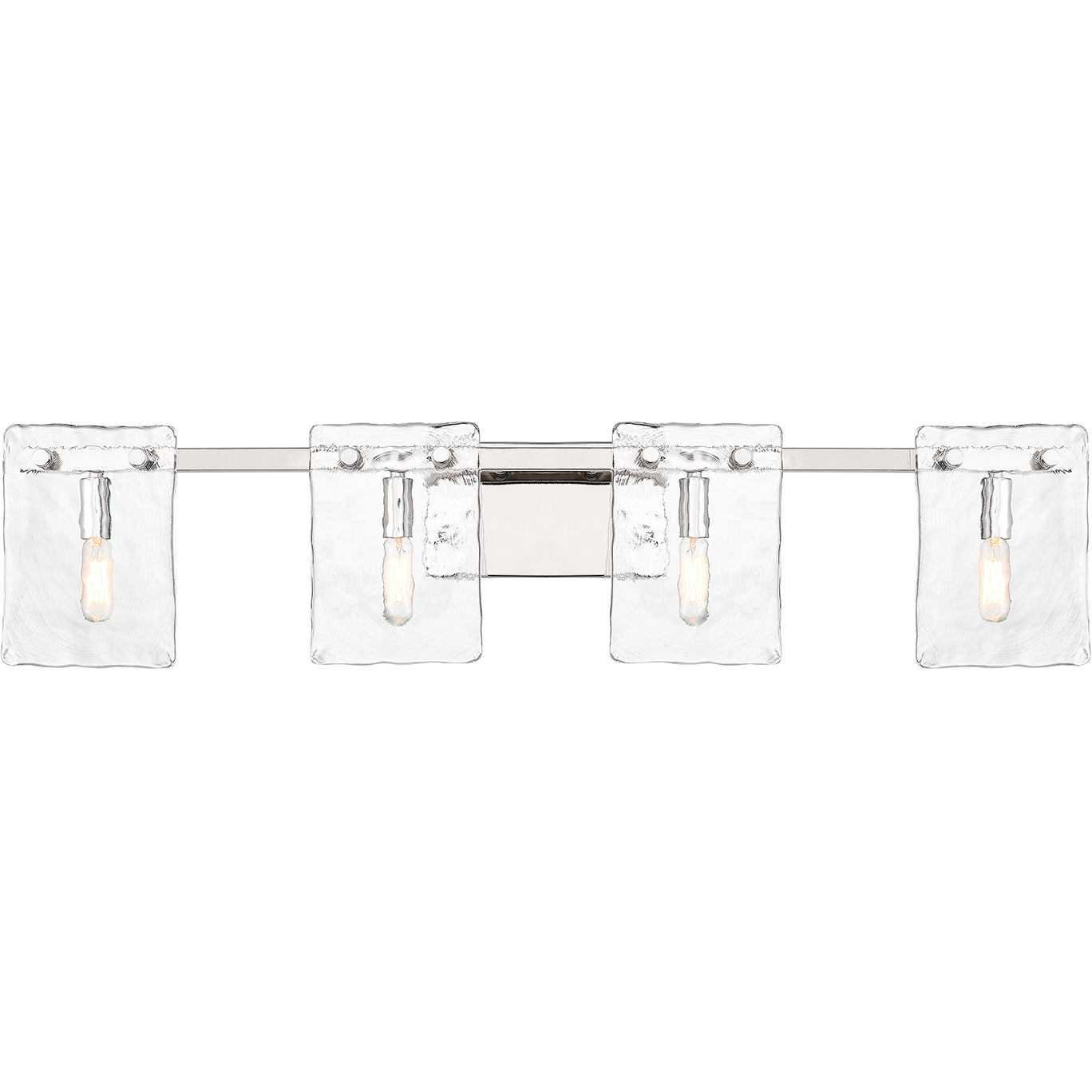Genry 4-Light Bathroom Vanity Light in Matte Black