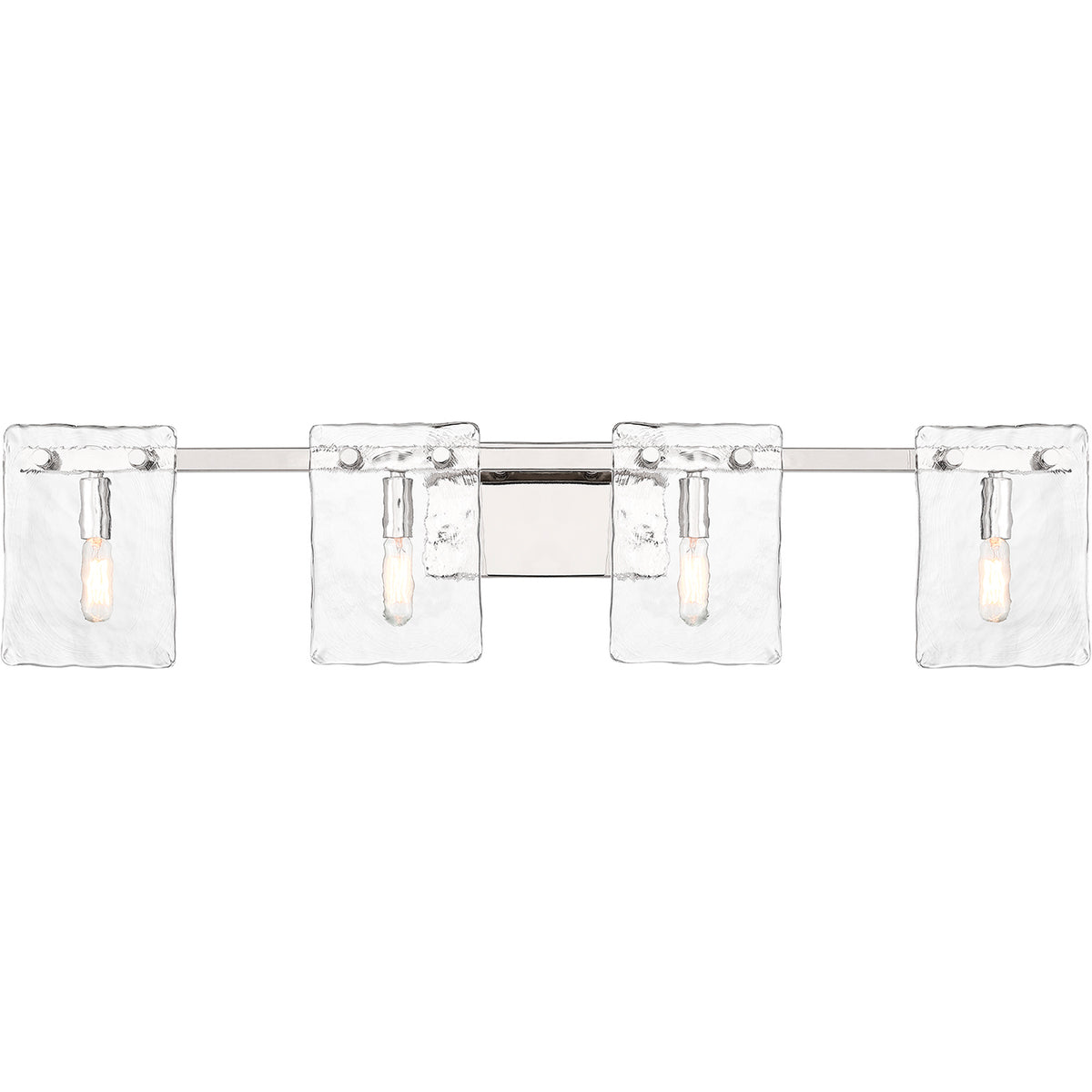 Genry 4-Light Bathroom Vanity Light in Matte Black