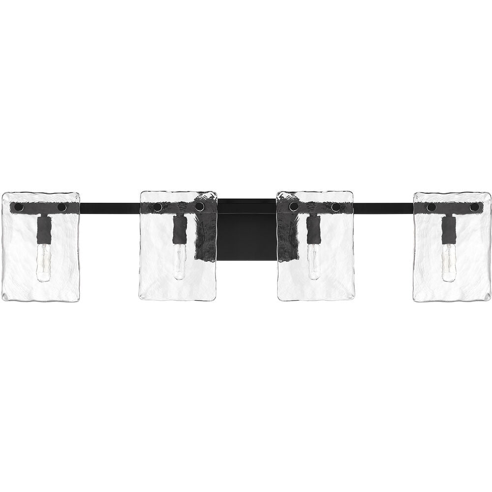 Genry Bathroom Vanity Light - 8-8204-4-BK