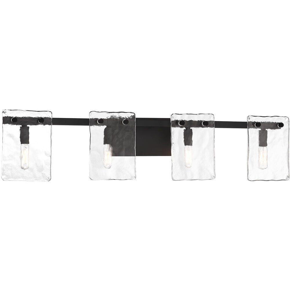 Genry Bathroom Vanity Light - 8-8204-4-BK