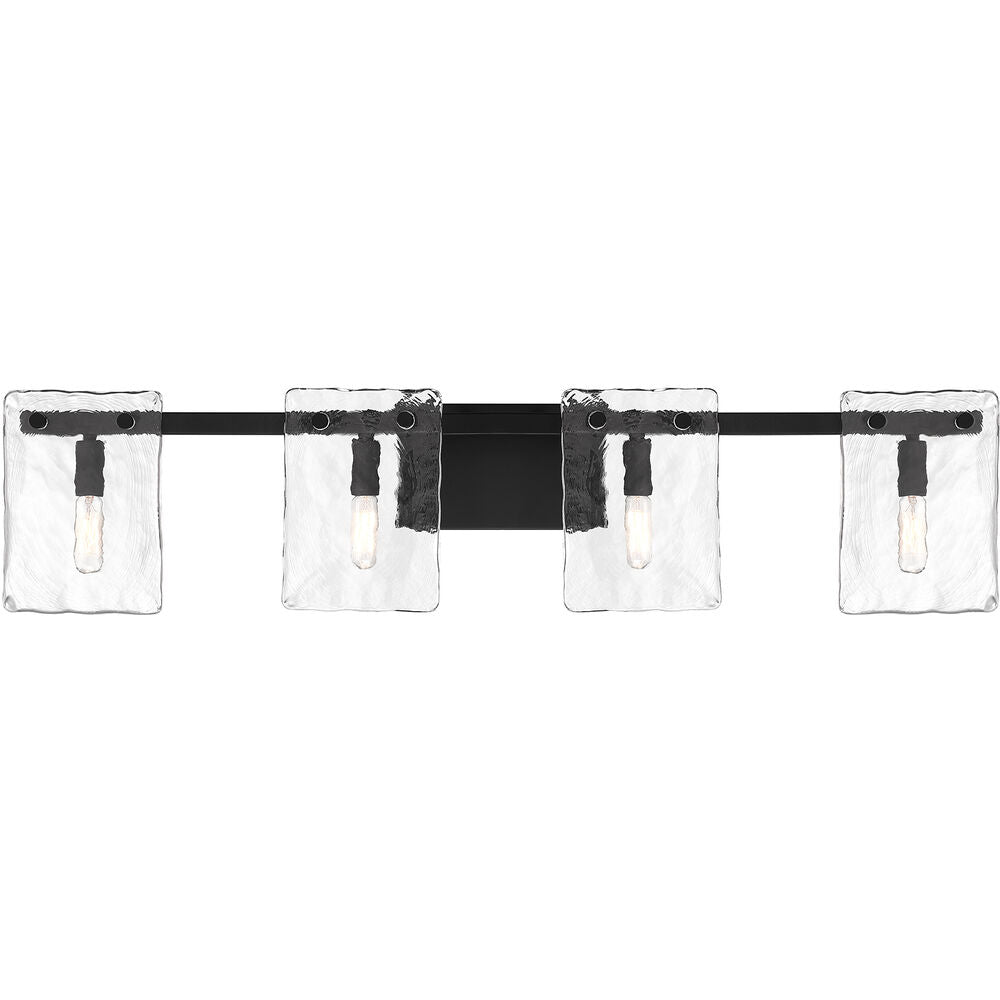 Genry Bathroom Vanity Light - 8-8204-4-BK
