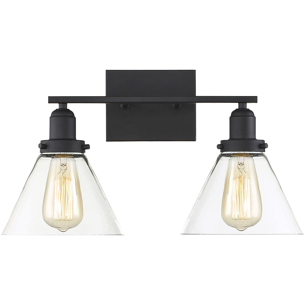 Drake Bathroom Vanity Light - 8-9130-2-BK