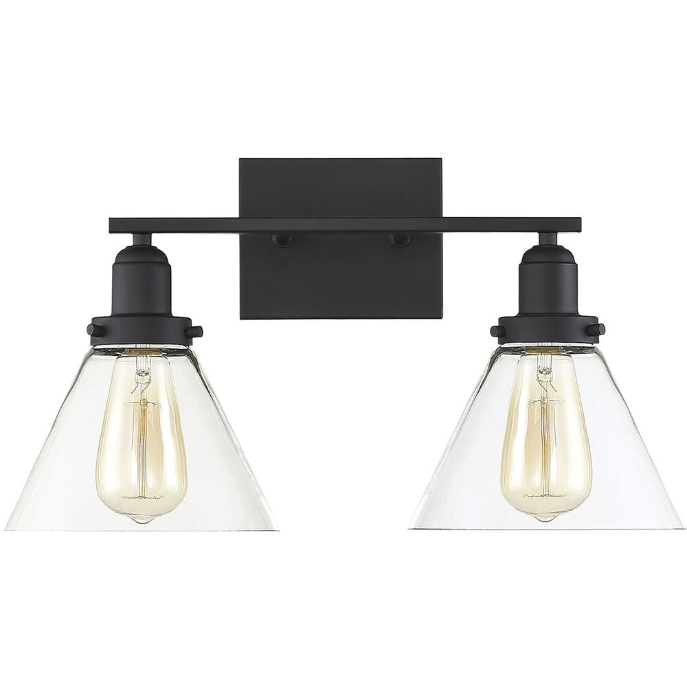 Drake Bathroom Vanity Light - 8-9130-2-BK