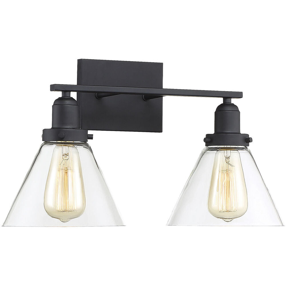 Drake Bathroom Vanity Light - 8-9130-2-BK
