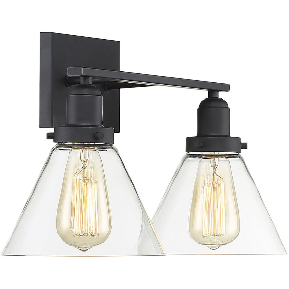 Drake Bathroom Vanity Light - 8-9130-2-BK