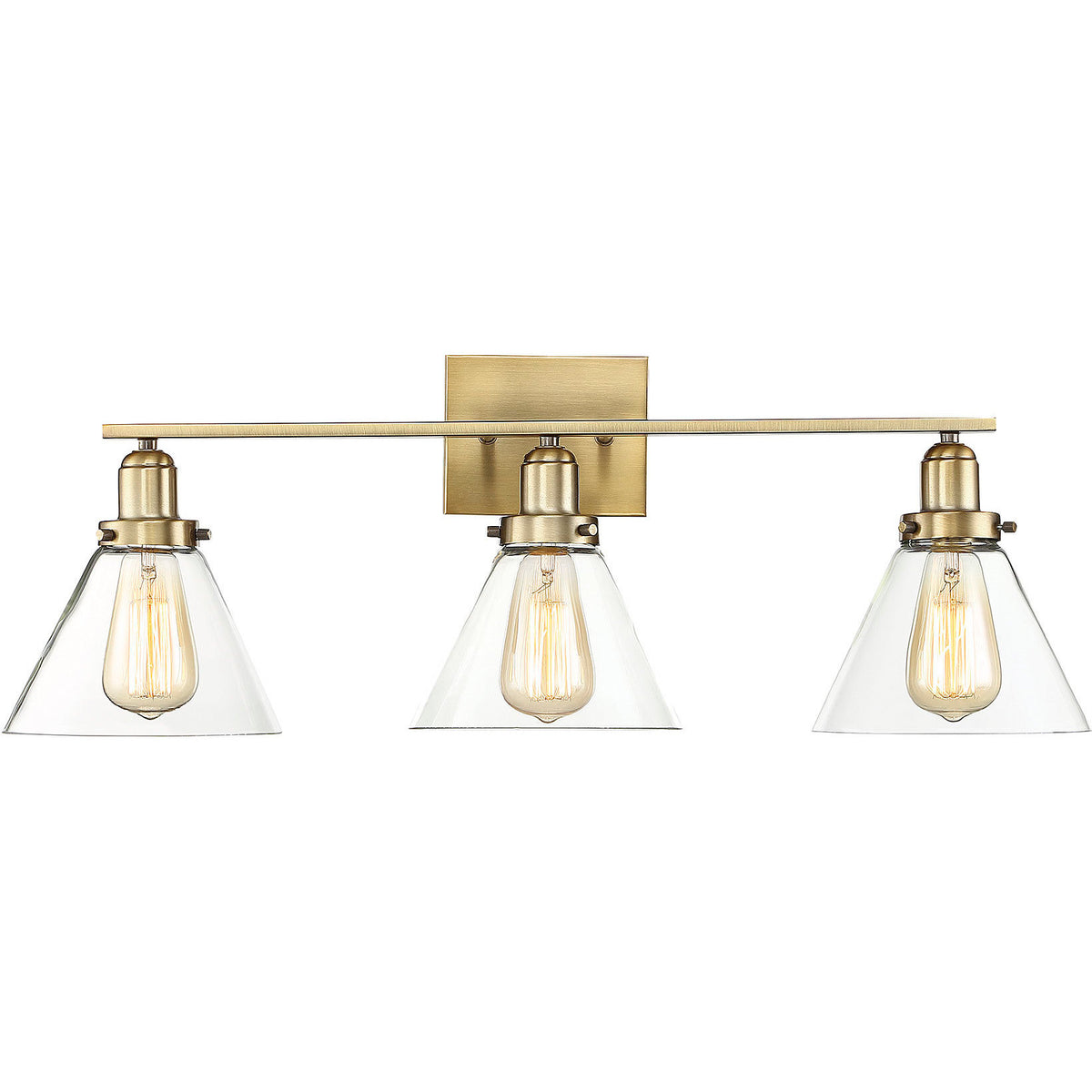 Drake 3-Light Bathroom Vanity Light in Black