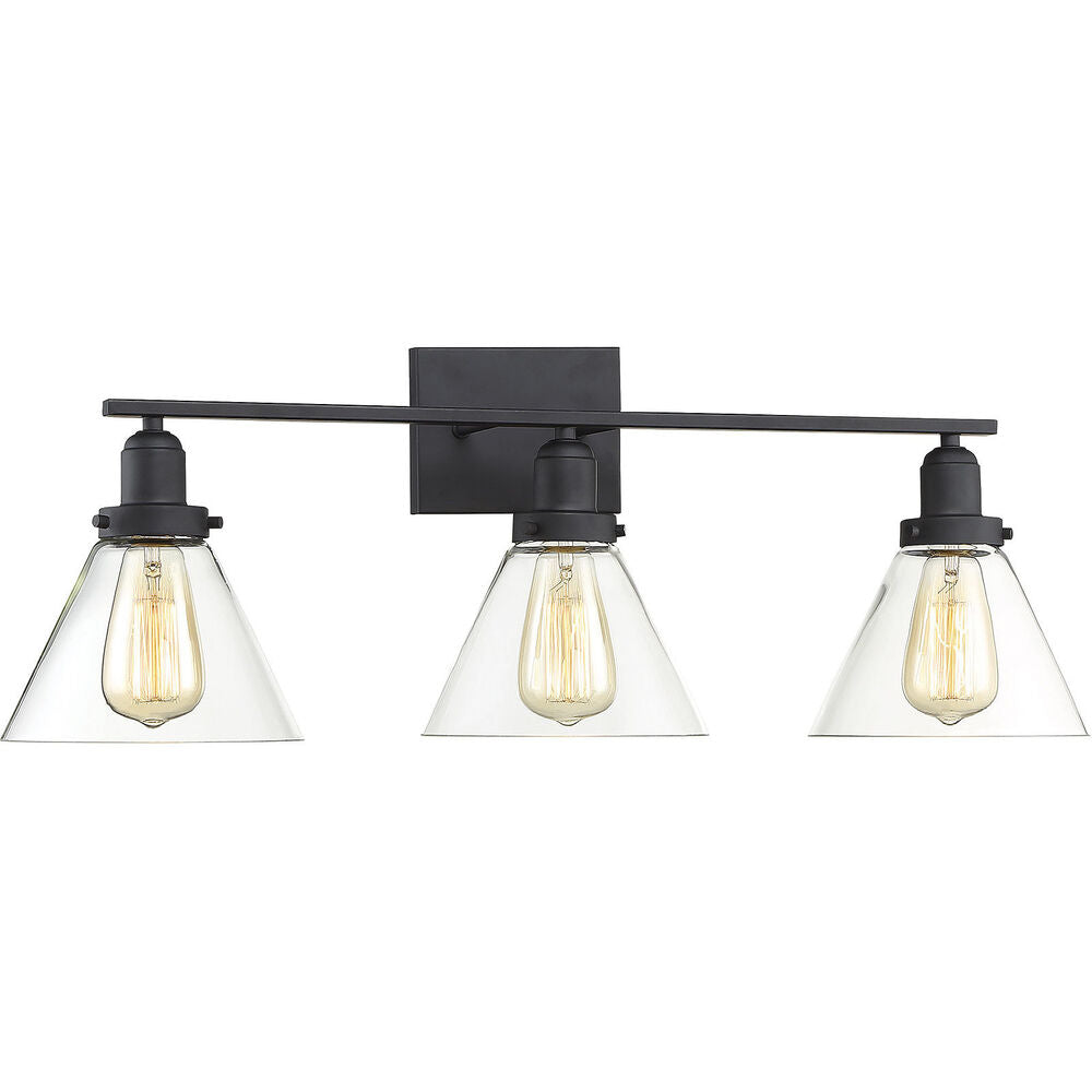 Drake Bathroom Vanity Light - 8-9130-3-BK