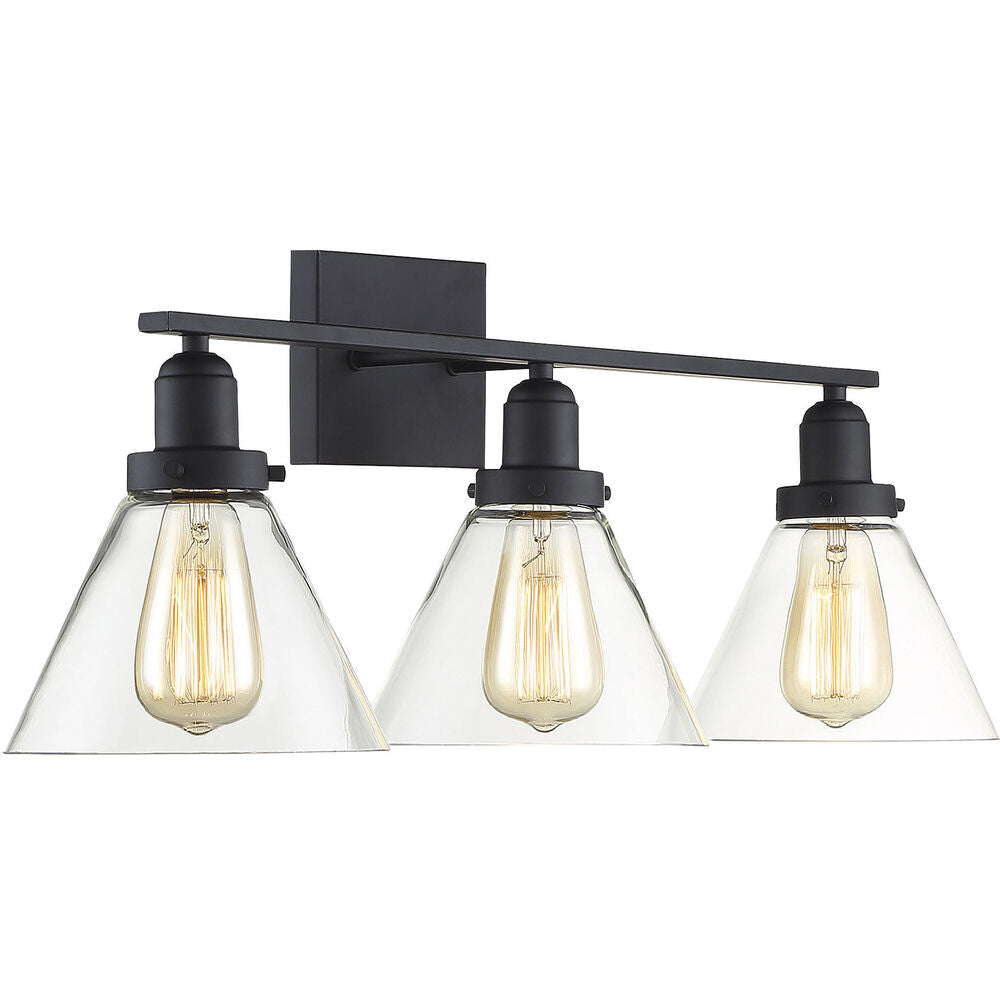 Drake Bathroom Vanity Light - 8-9130-3-BK