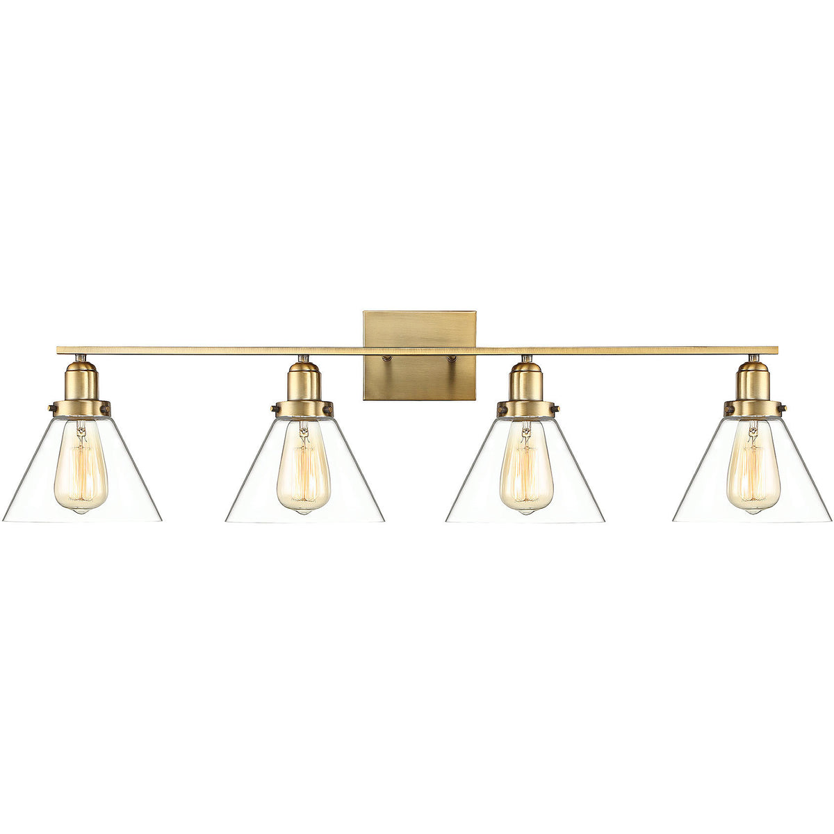 Drake 4-Light Bathroom Vanity Light in Black