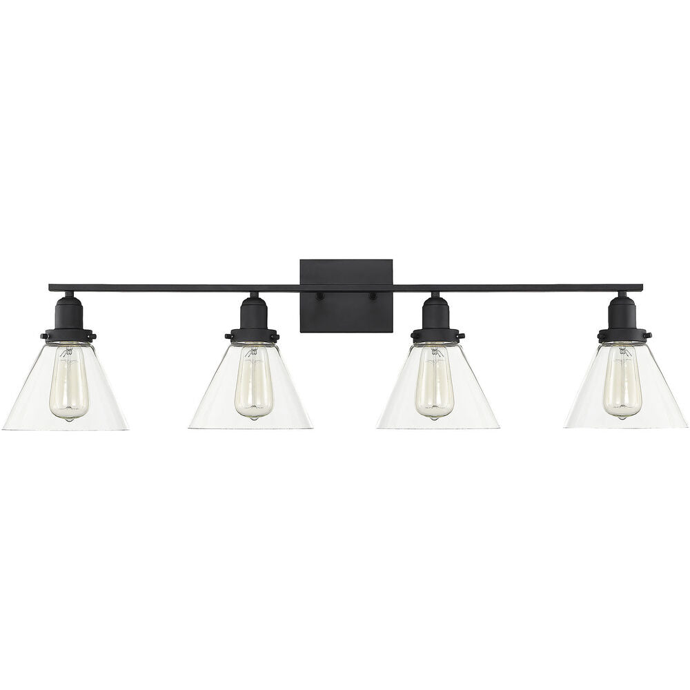 Drake Bathroom Vanity Light - 8-9130-4-BK