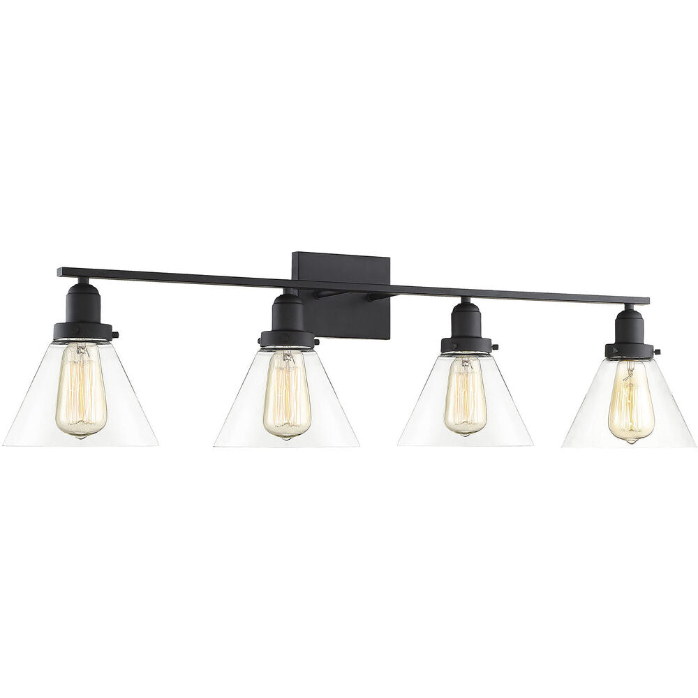 Drake Bathroom Vanity Light - 8-9130-4-BK