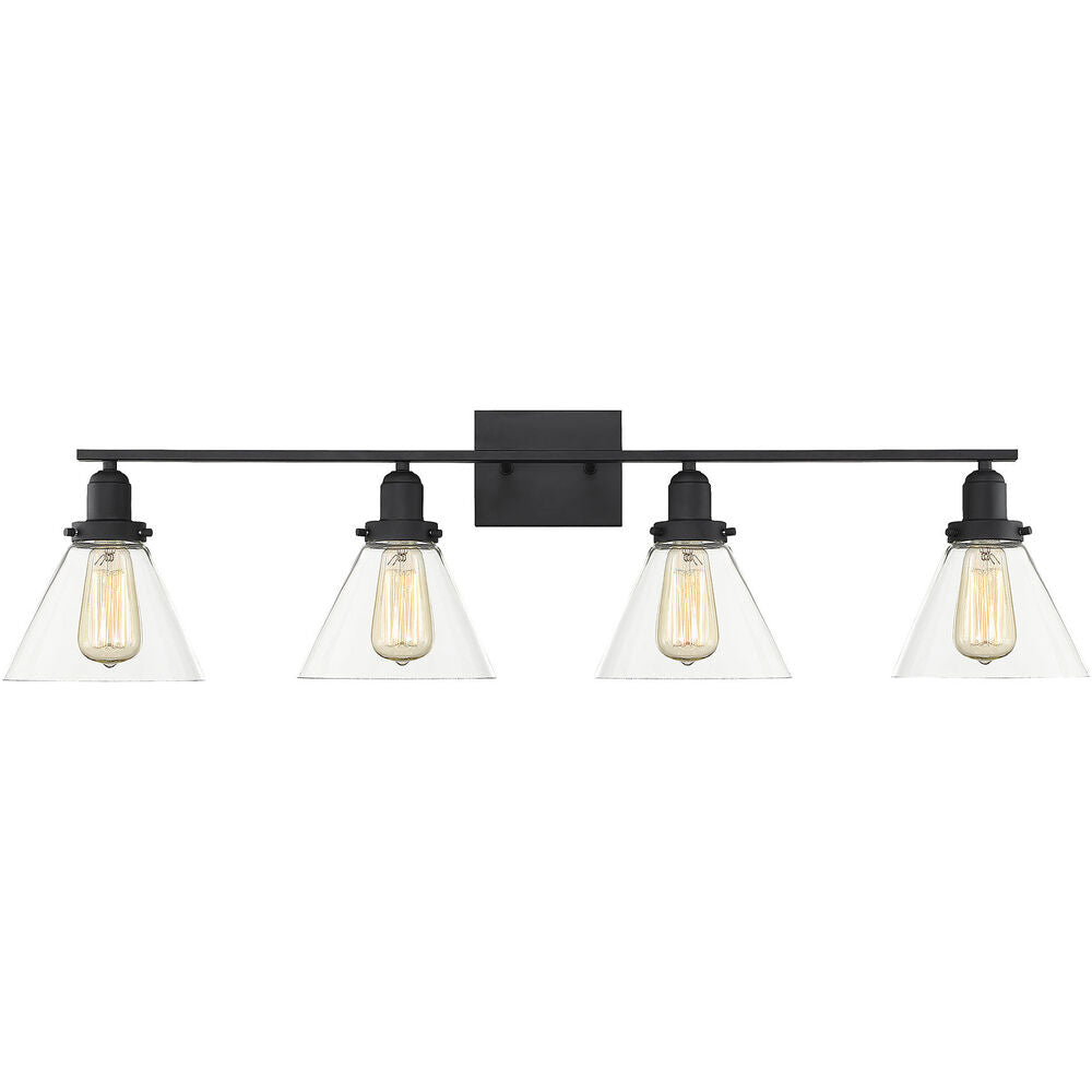 Drake Bathroom Vanity Light - 8-9130-4-BK
