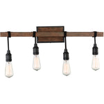 Burgess 4-Light Bathroom Vanity Light in Durango