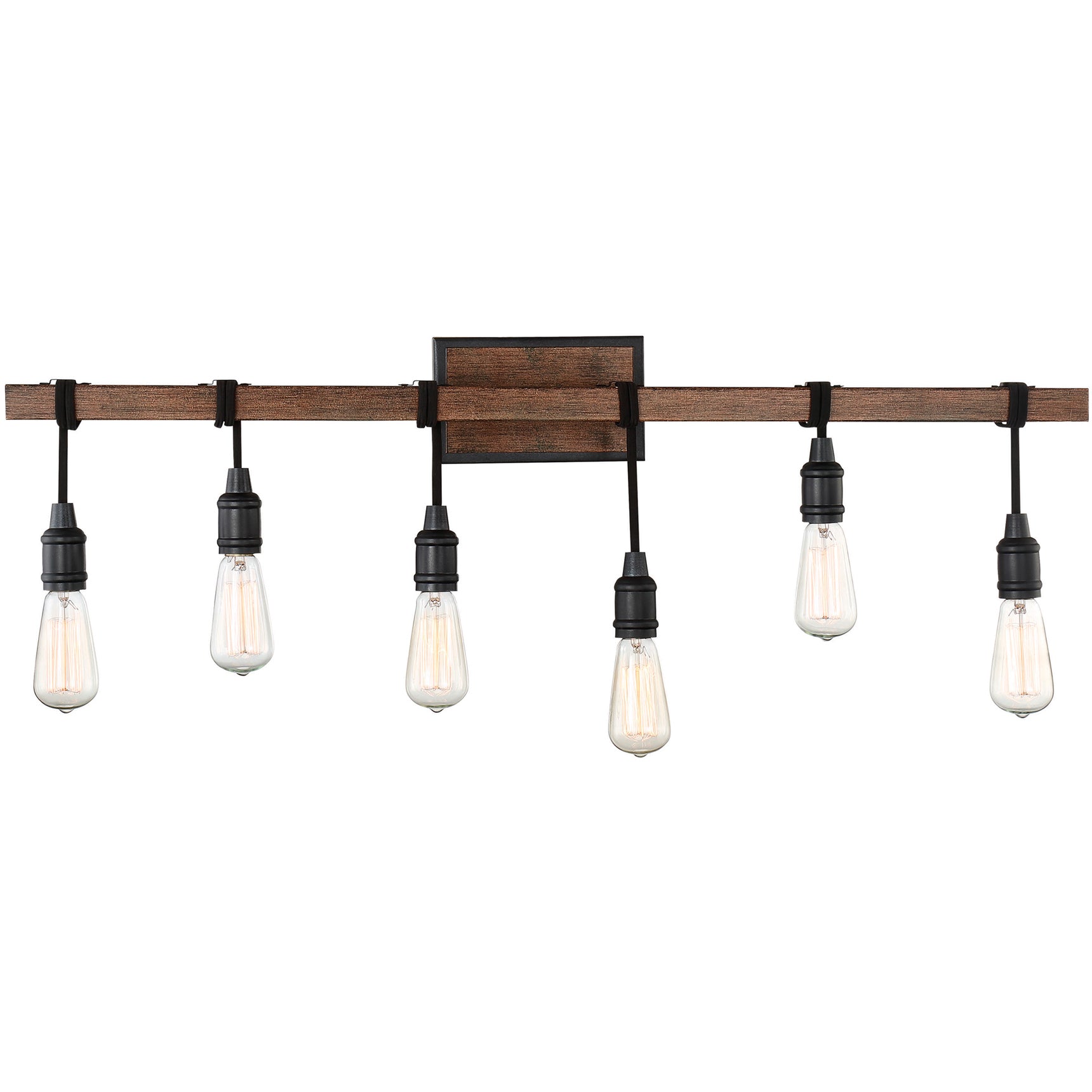 Burgess 6-Light Bathroom Vanity Light in Durango