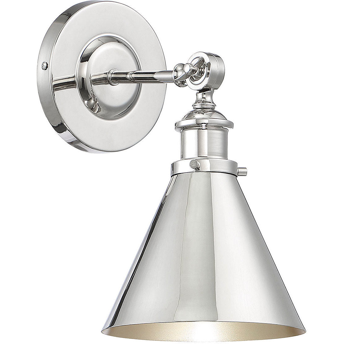 Glenn 1-Light Adjustable Wall Sconce in Matte Black