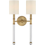Fremont 2-Light Wall Sconce in Matte Black