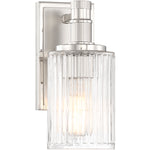 Concord 1-Light Wall Sconce in Matte Black with Warm Brass
