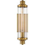 Pike 1-Light Wall Sconce in Warm Brass