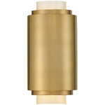 Beacon 2-Light Wall Sconce in Burnished Brass