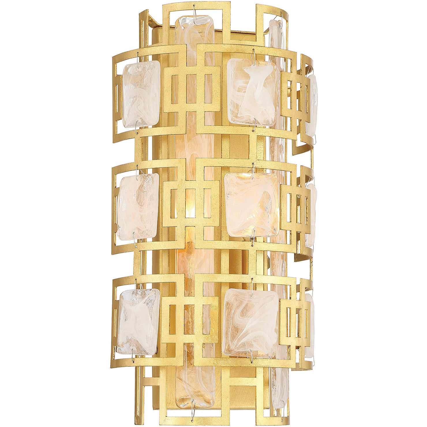Portia 2-Light Wall Sconce in True Gold